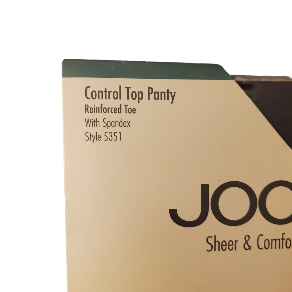 Vintage Jockey Off Black Control‎ Top Pantyhose Size Medium